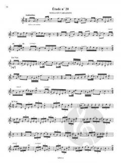 20 études variées von François Georges Auguste Dauverné 