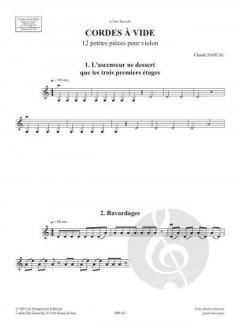 Cordes à vide (12 petites pièces) 