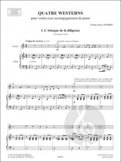 Quatre Westerns von Claude-Henry Joubert 