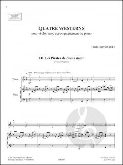 Quatre Westerns von Claude-Henry Joubert 