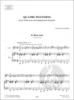 Quatre Westerns von Claude-Henry Joubert 