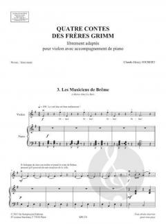 4 contes des frères Grimm 3 Les Musiciens de Brême 
