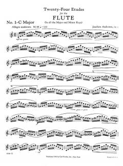 24 Etüden op. 15 von Joachim Andersen 