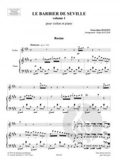 Le Barbier de Séville Volume 1 von Gioacchino Rossini 