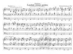 Laudate omnes gentes von Hermann Grollmann 