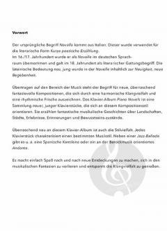 Piano Novels von Gerhard Weihe 