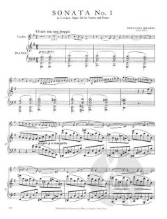 3 Sonatas op. 78, 100 & 108 von Johannes Brahms 