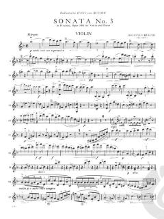 3 Sonatas op. 78, 100 & 108 von Johannes Brahms 