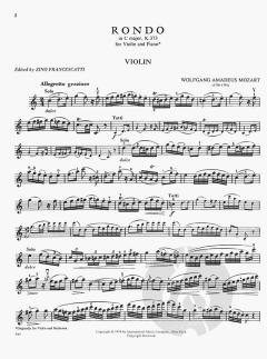 Rondo C-Dur KV 373 von Wolfgang Amadeus Mozart 