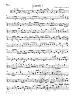 12 Fantasien - TWV 40:26-37 (1735) von Georg Philipp Telemann 