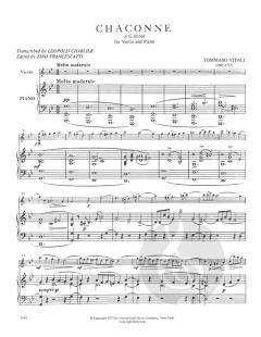 Chaconne in G minor von Tommaso Vitali 