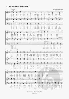 3 jiddische Lieder von Viktor Ullmann 