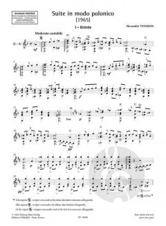 Suite in modo polonico von Alexandre Tansman 