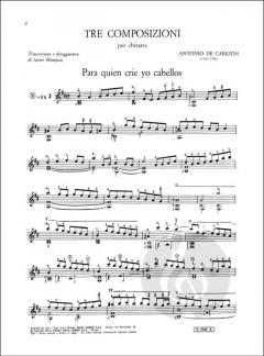 Tre Composizioni von Antonio de Cabezón 