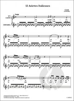 Opere per canto e chitarra volume I 