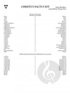Christus factus est von Anton Bruckner 