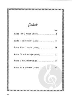 6 Suiten für Violoncello solo von Johann Sebastian Bach 