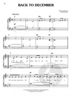 Taylor Swift Easy Piano Anthology - 2nd Edition 