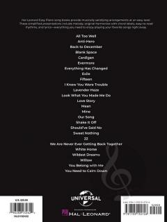 Taylor Swift Easy Piano Anthology - 2nd Edition 