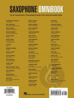 Saxophone Omnibook for B-Flat Instruments 