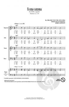 Fa Una Canzona von Orazio Vecchi 