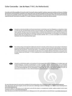 Color Concordia (Partitur + Stimmen) 