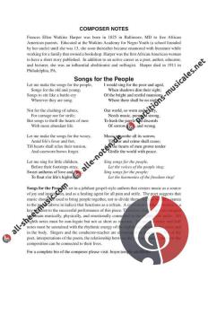 Songs For The People (SSA) von Rollo Dilworth 
