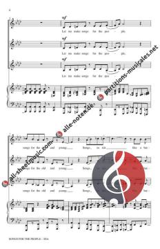 Songs For The People (SSA) von Rollo Dilworth 