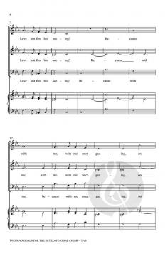 Two Madrigals For The Developing SAB Choir 