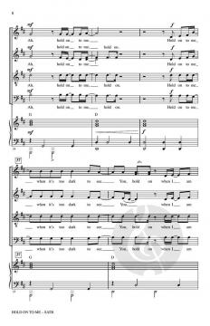 Hold On to Me (SATB) 