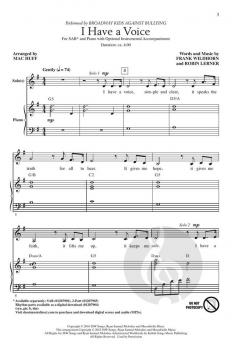 I Have a Voice (SAB) 