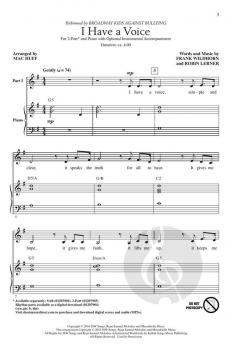 I Have a Voice von Frank Wildhorn (Download) 