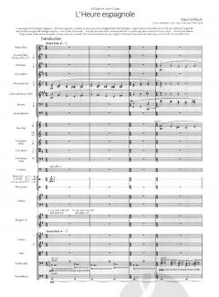 L'Heure espagnole - Partitur 