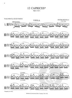 12 Caprices op. 3 & op. 5 von Pietro Rovelli 