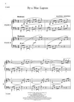 By A Blue Lagoon von Maxwell Eckstein 