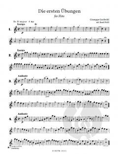 Die ersten Übungen für Flöte von Giuseppe Gariboldi im Alle Noten Shop kaufen