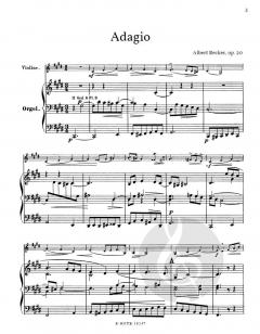 Adagio op.20 von Albert Ernst Anton Becker 