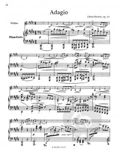 Adagio op.20 von Albert Ernst Anton Becker 