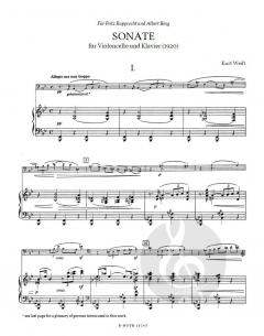 Sonate für Violoncello und Klavier (1920) im Alle Noten Shop kaufen