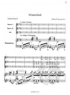 Zwei Gesänge op.66 von Robert Fuchs 