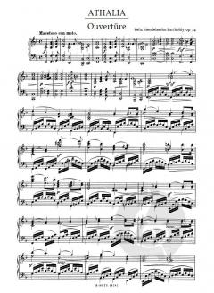 Musik zu Athalia op.74 von Felix Mendelssohn Bartholdy 
