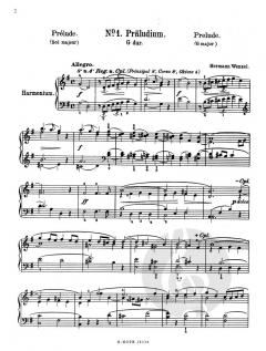 Präludien-Album Vol. 2 von Hermann Wenzel 