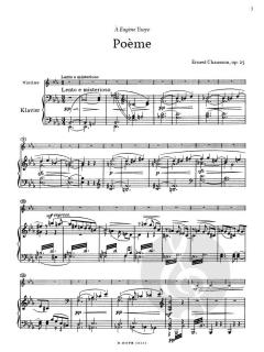 Poeme für Violine und Klavier op.25 im Alle Noten Shop kaufen