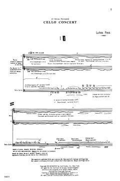 Cello Concerto von Lukas Foss 