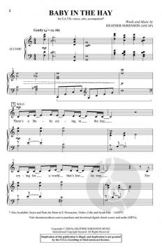 Baby in the Hay von Heather Sorenson 