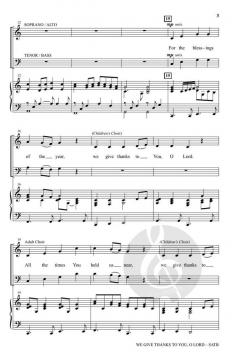 We Give Thanks to You, O Lord 