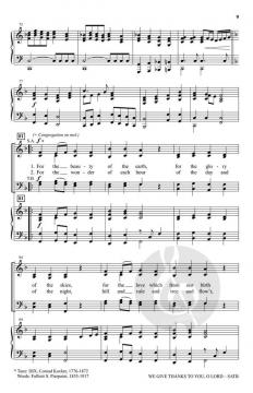 We Give Thanks to You, O Lord 