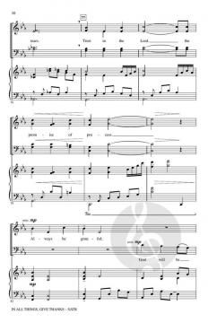 In All Things, Give Thanks 