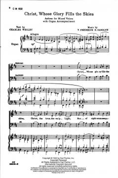 Christ, Whose Glory Fills The Skies 