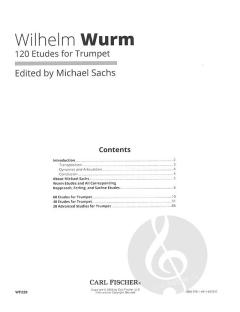 120 Etudes for Trumpet von Wilhelm Wurm im Alle Noten Shop kaufen